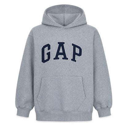 Gap Boys Grey 2XL Pullover Fleece Hoodie with Logo