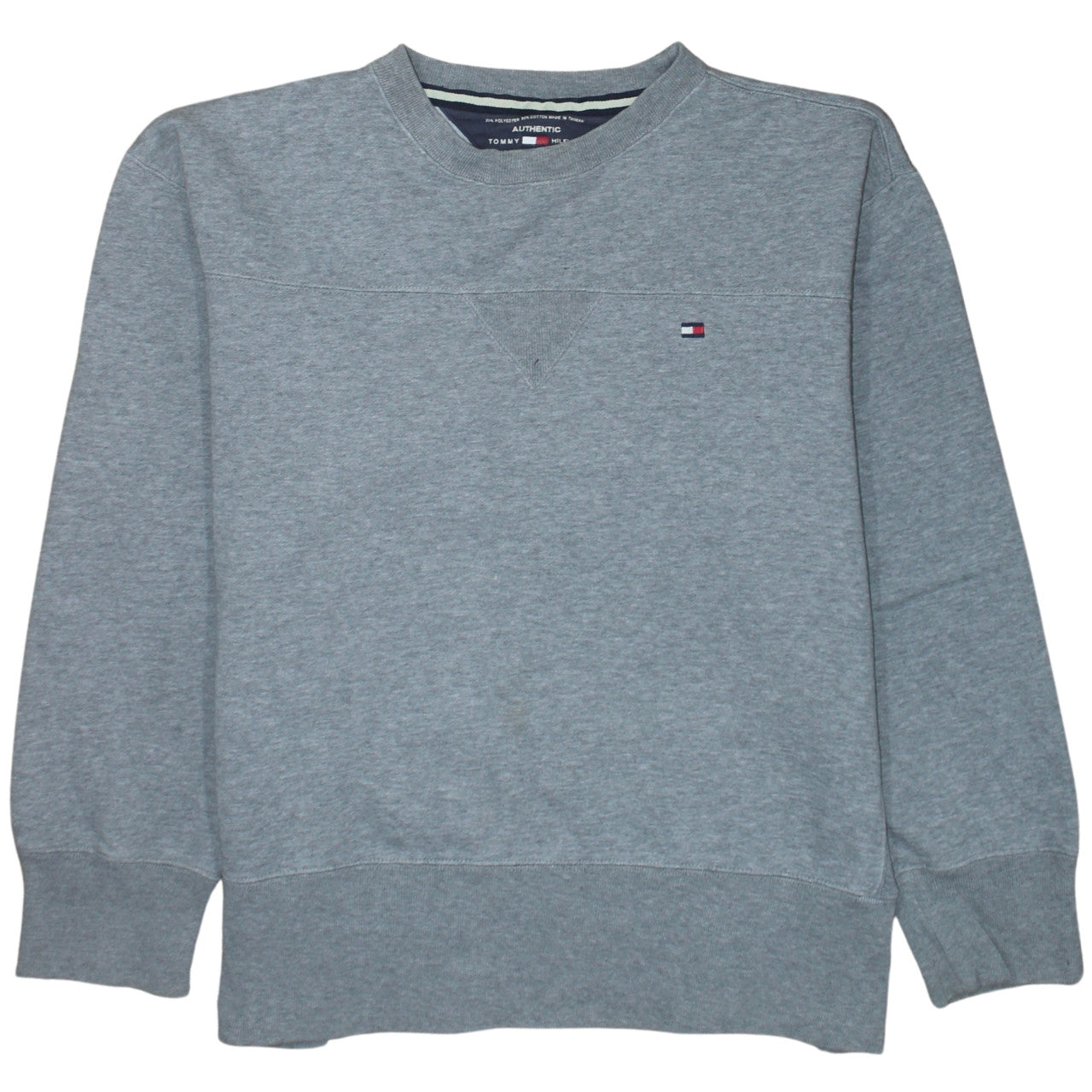 Mens UK Size M Tommy Hilfiger Grey Pullover Sweatshirt