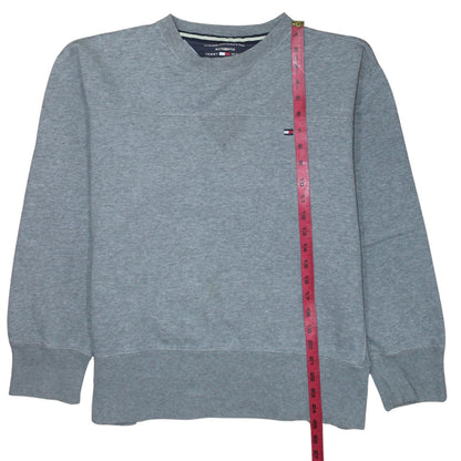 Mens UK Size M Tommy Hilfiger Grey Pullover Sweatshirt