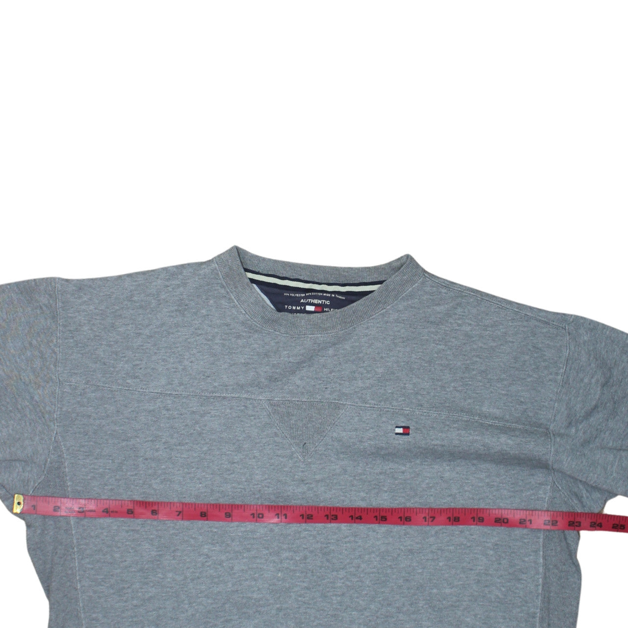 Mens UK Size M Tommy Hilfiger Grey Pullover Sweatshirt