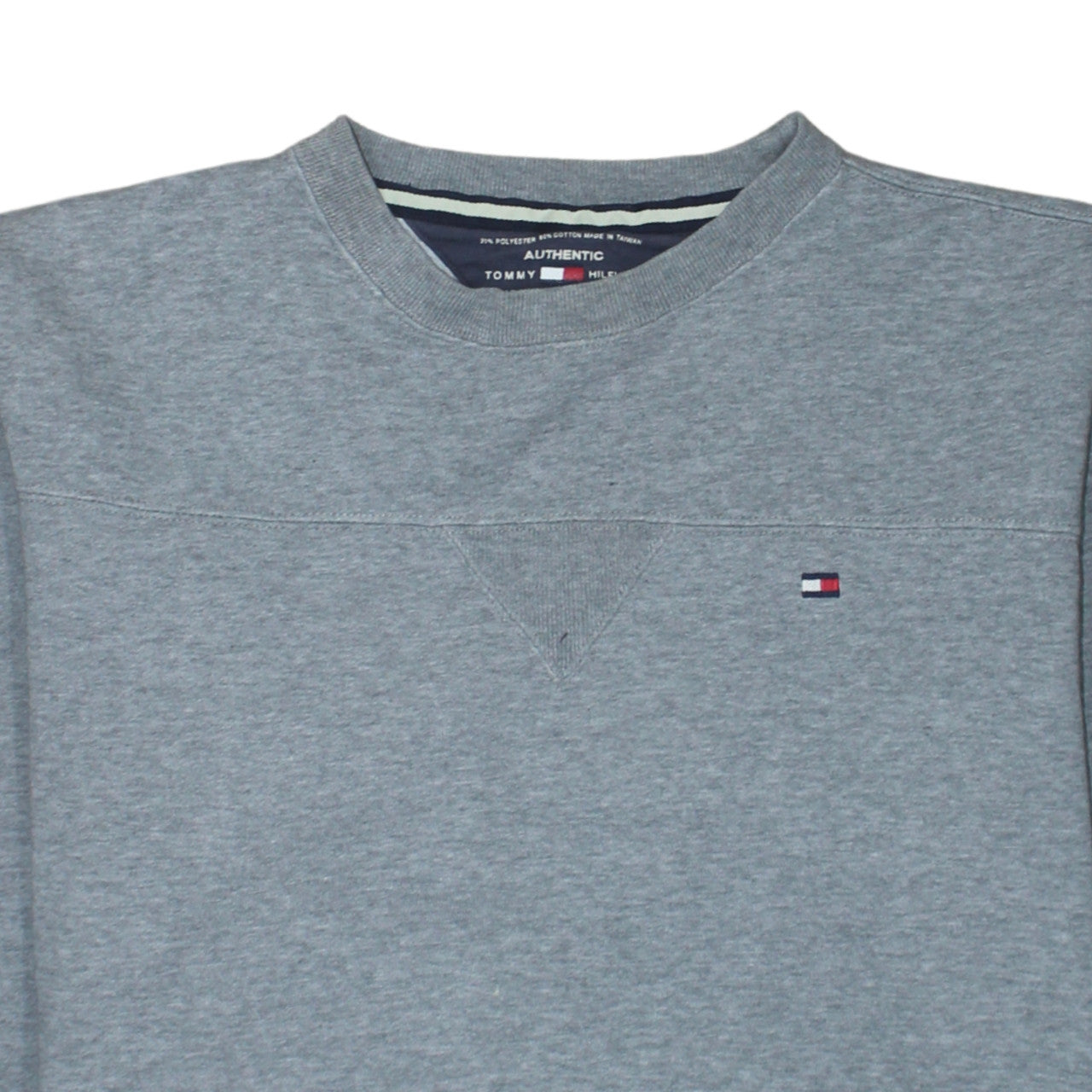 Mens UK Size M Tommy Hilfiger Grey Pullover Sweatshirt