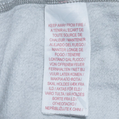 Nike Boys Grey XL Pullover Fleece Hoodie with Logo Print
