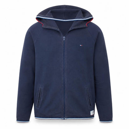 Mens UK Size M Hilfiger Denim Blue Full Zip Hoodie