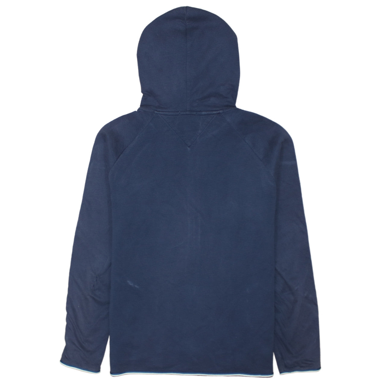 Mens UK Size M Hilfiger Denim Blue Full Zip Hoodie