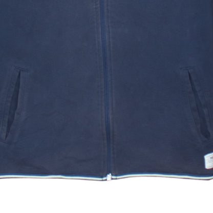 Mens UK Size M Hilfiger Denim Blue Full Zip Hoodie