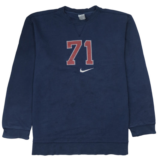 Mens UK Size 2XL Nike Blue Pullover Sweatshirt