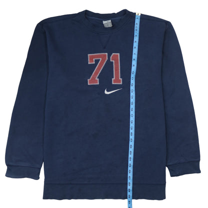 Mens UK Size 2XL Nike Blue Pullover Sweatshirt