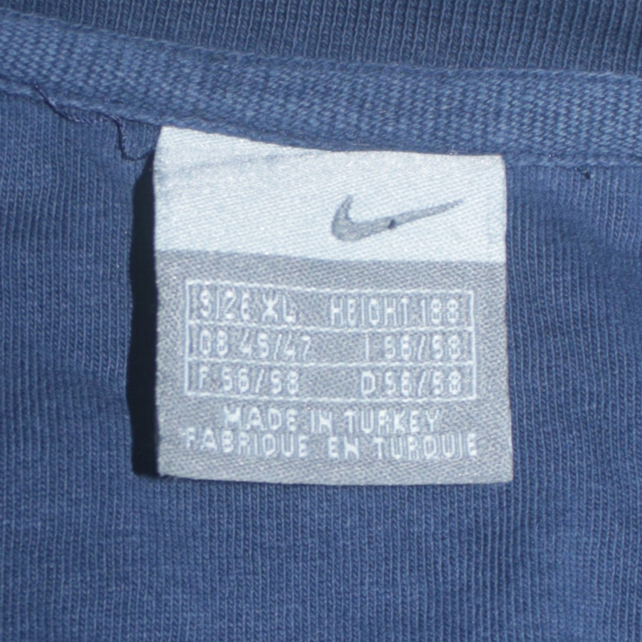 Mens UK Size 2XL Nike Blue Pullover Sweatshirt