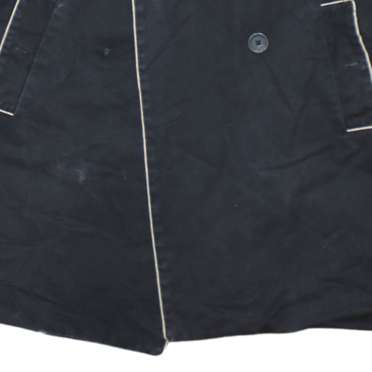Womens UK Size L Gap Black Trench Coat
