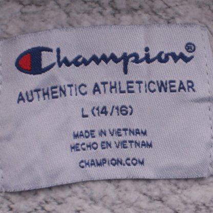 Womens UK Size 16 Champion Grey Pullover Hoodie