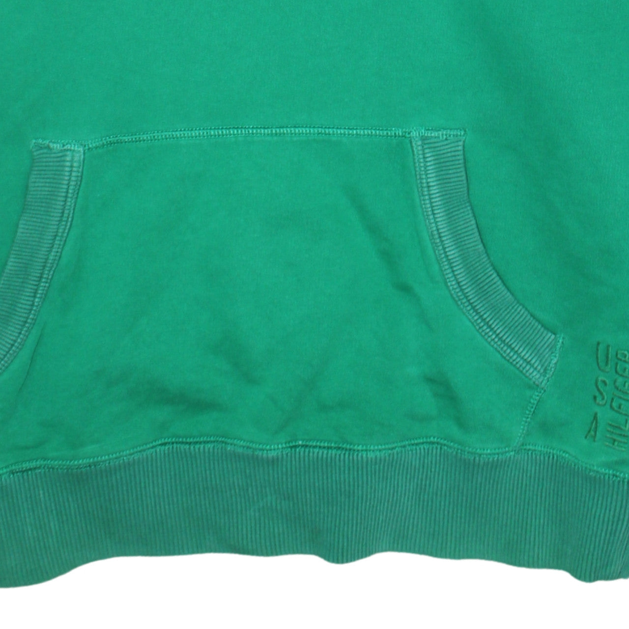 Mens UK Size XL Tommy Hilfiger Green Pullover Hoodie