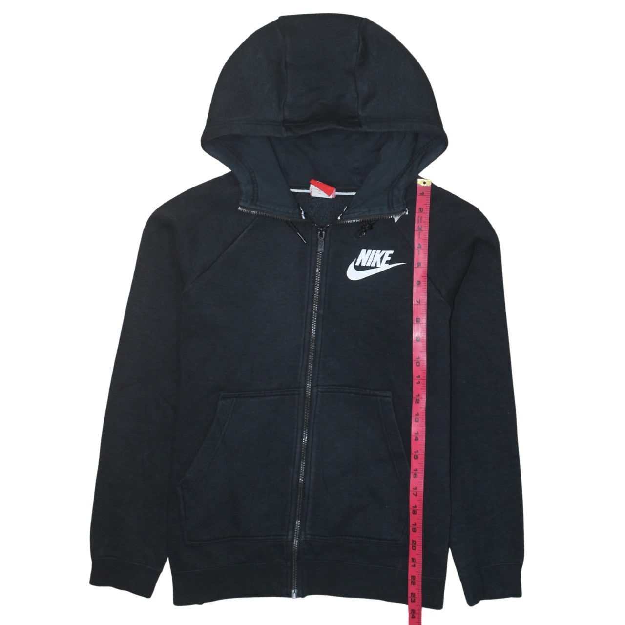 Mens UK Size M Nike Black Full Zip Hoodie