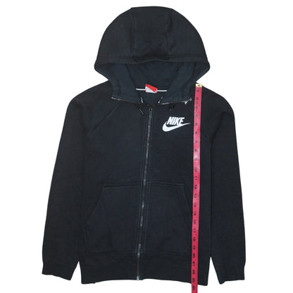Mens UK Size M Nike Black Full Zip Hoodie