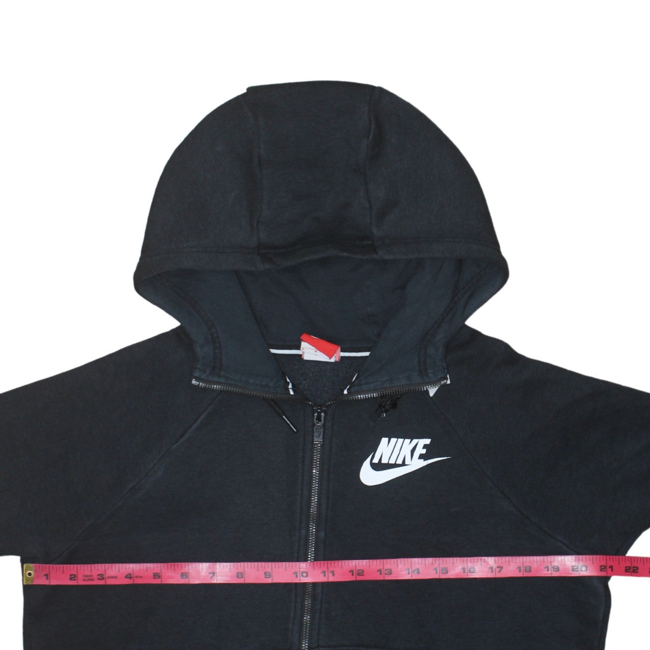 Mens UK Size M Nike Black Full Zip Hoodie