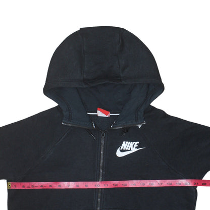 Mens UK Size M Nike Black Full Zip Hoodie