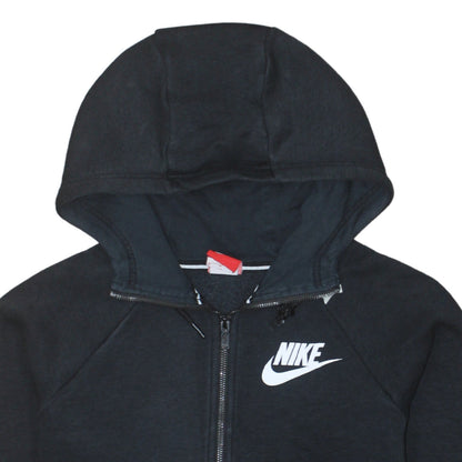 Mens UK Size M Nike Black Full Zip Hoodie