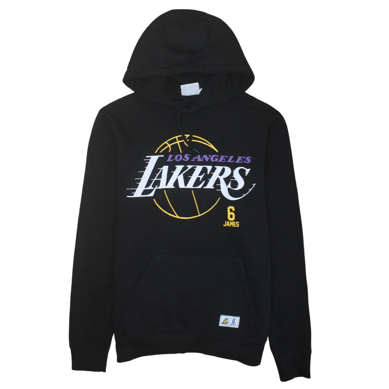 Mens UK Size M NBA Black Pullover Hoodie