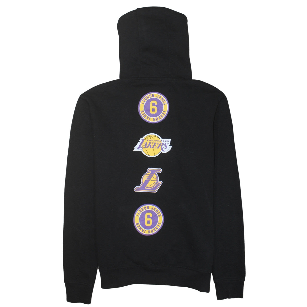 Mens UK Size M NBA Black Pullover Hoodie