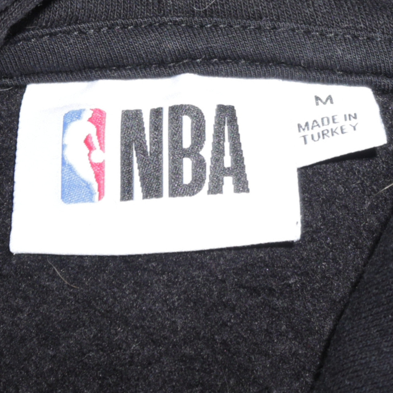 Mens UK Size M NBA Black Pullover Hoodie