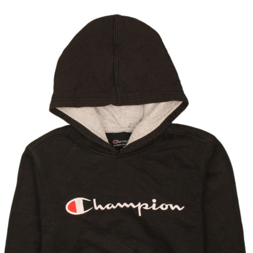 Boys UK Size M Champion Black Pullover Hoodie