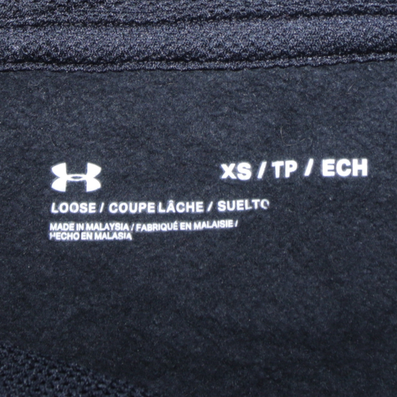 Mens UK Size XS Under armour Black Pullover Hoodie