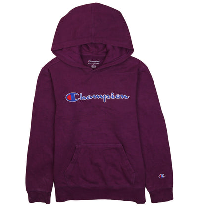 Womens UK Size L Champion Purple Pullover Hoodie