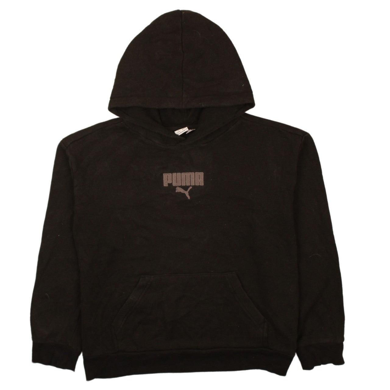 Teens UK Size 14 PUMA Black Pullover Hoodie