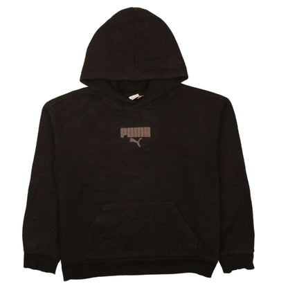 Teens UK Size 14 PUMA Black Pullover Hoodie