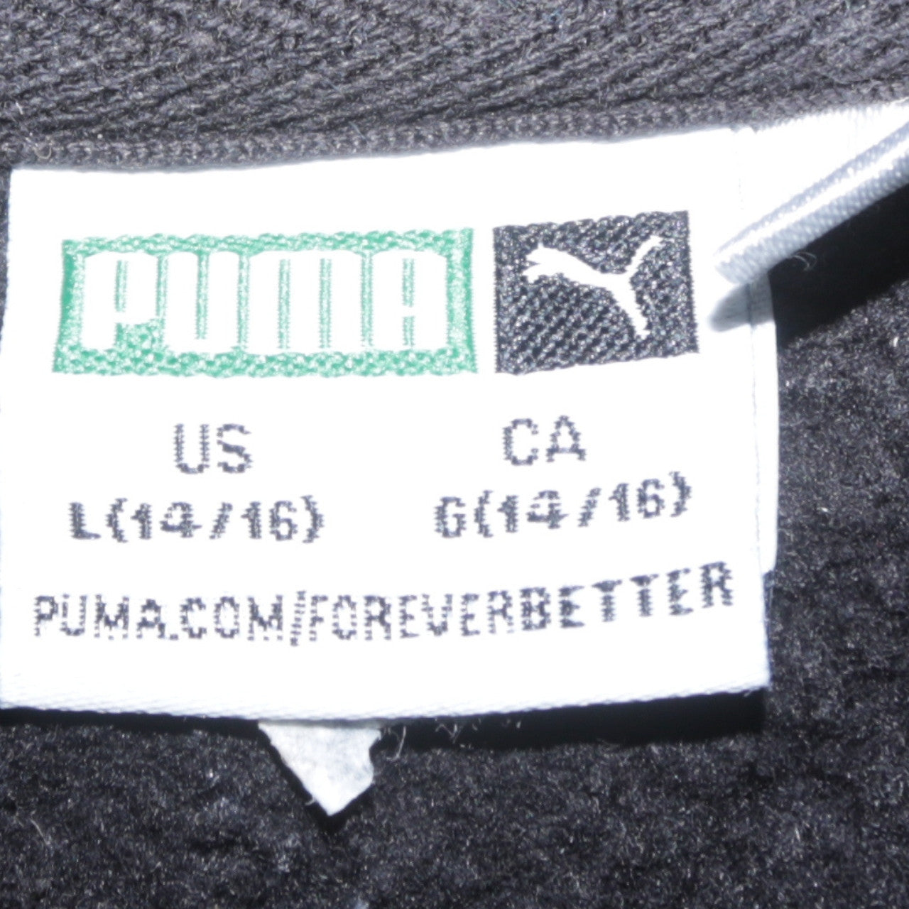 Teens UK Size 14 PUMA Black Pullover Hoodie