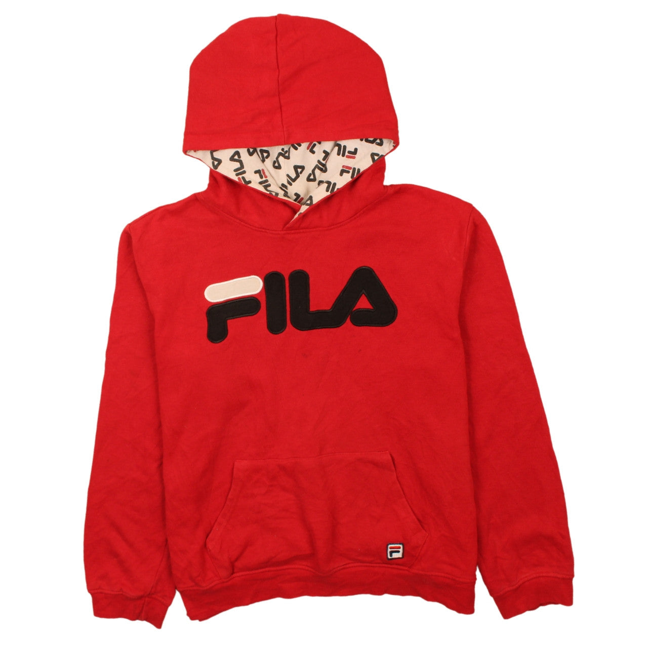 Womens UK Size 18 FILA Red Pullover Hoodie
