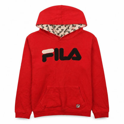 Womens UK Size 18 FILA Red Pullover Hoodie