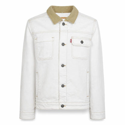 Boys UK Size 14 Years Levi's White Basic Jacket