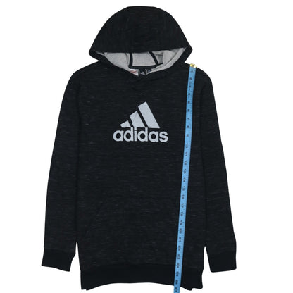 Boys UK Size 13-14 Years adidas Black Pullover Hoodie