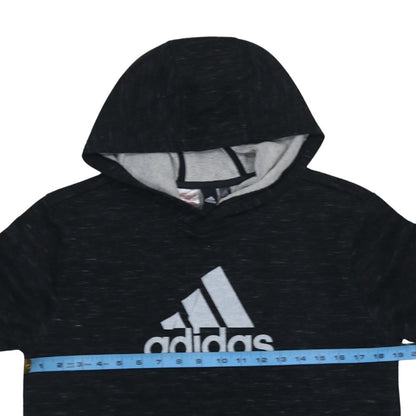 Boys UK Size 13-14 Years adidas Black Pullover Hoodie