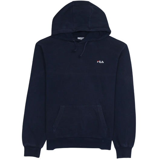 Mens UK Size M FILA Blue Pullover Hoodie