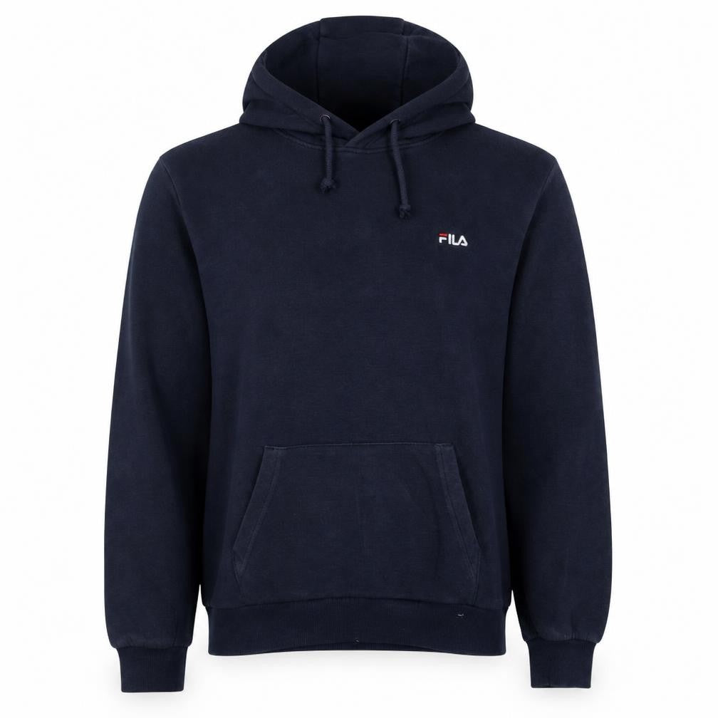 Mens UK Size M FILA Blue Pullover Hoodie