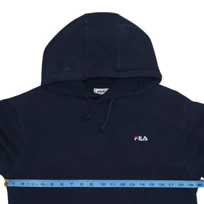 Mens UK Size M FILA Blue Pullover Hoodie