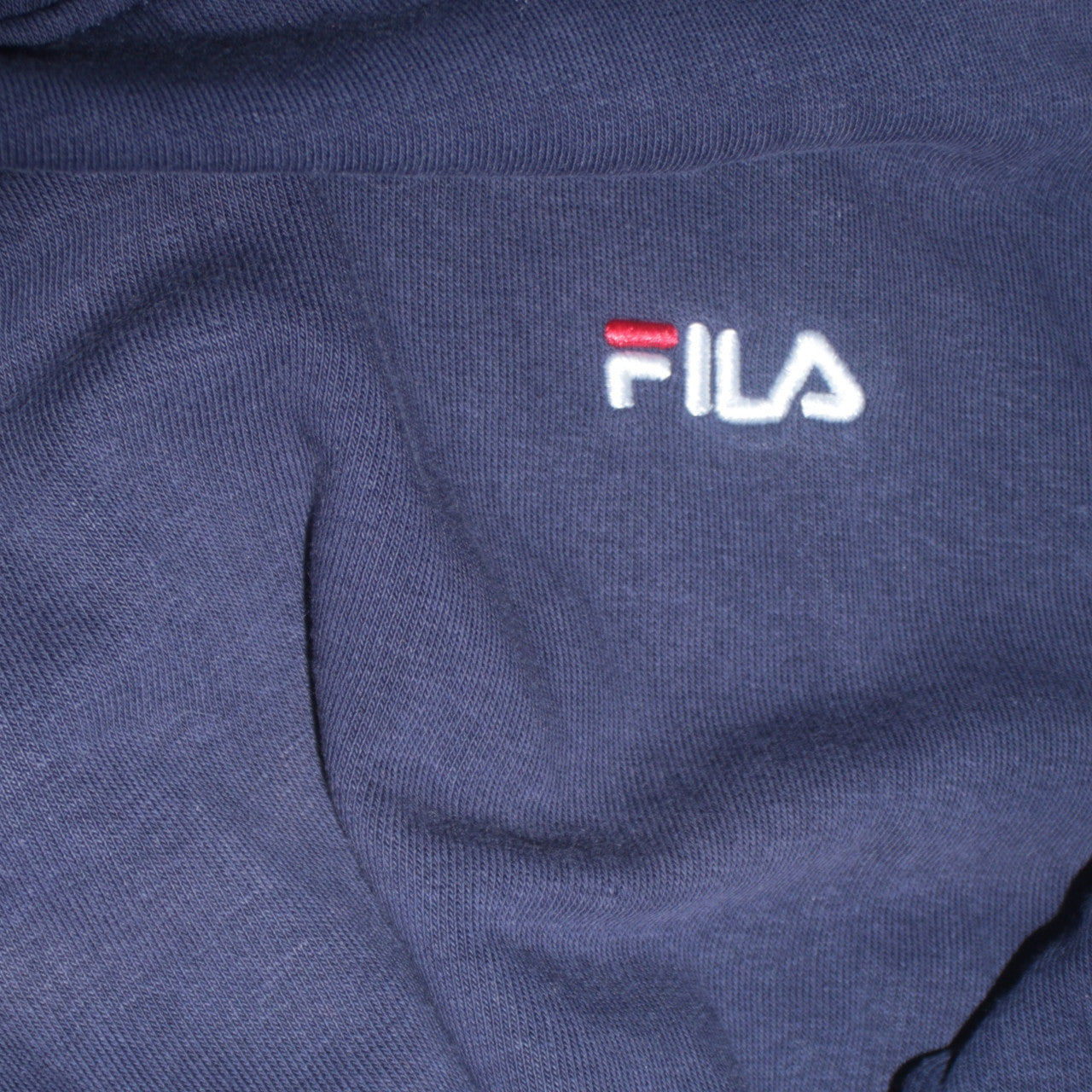 Mens UK Size M FILA Blue Pullover Hoodie
