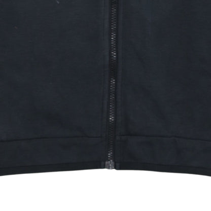 Nike Boys Black Full Zip Hoodie Sweatshirt L 147-158cm Hooded Fleece