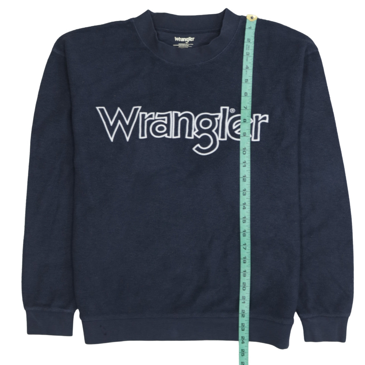 Mens UK Size M Wrangler Blue Pullover Sweatshirt