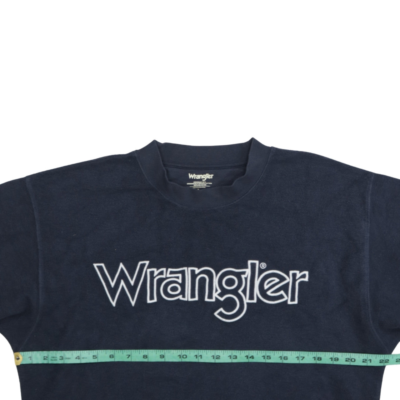 Mens UK Size M Wrangler Blue Pullover Sweatshirt