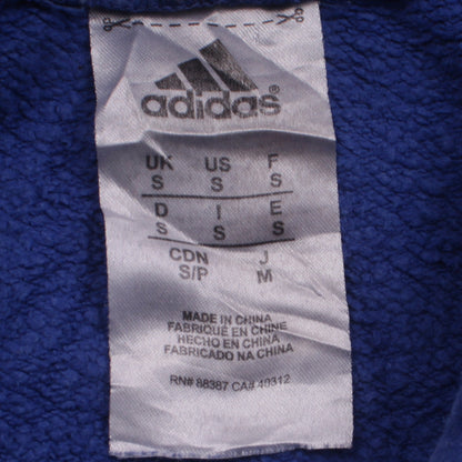 Mens UK Size S adidas Blue Pullover Hoodie