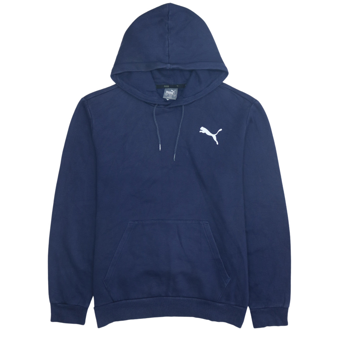 Mens UK Size S PUMA Blue Pullover Hoodie