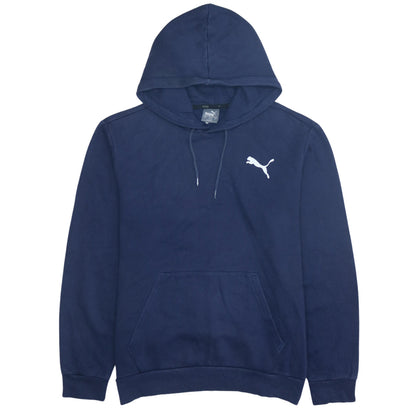 Mens UK Size S PUMA Blue Pullover Hoodie