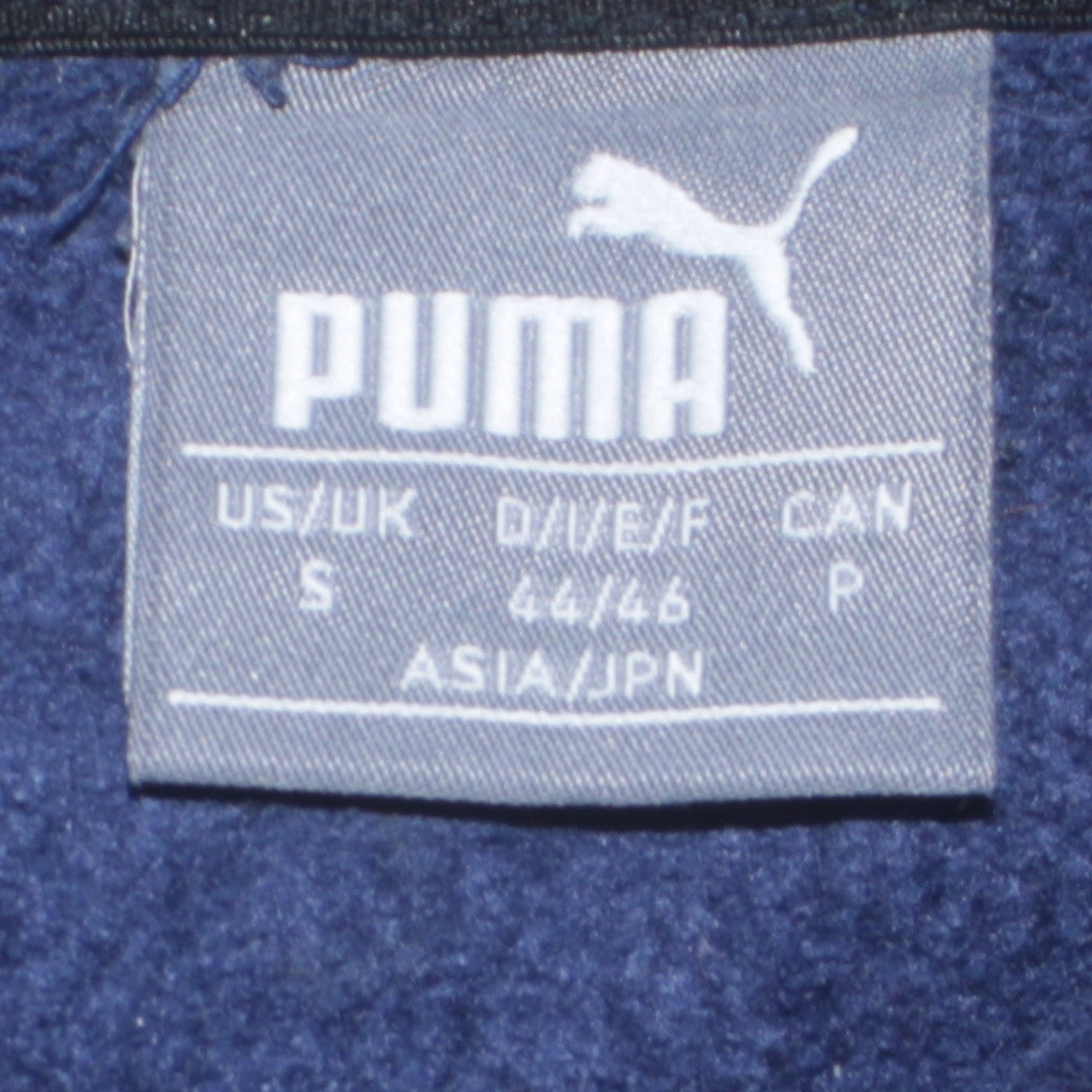 Mens UK Size S PUMA Blue Pullover Hoodie