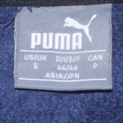 Mens UK Size S PUMA Blue Pullover Hoodie