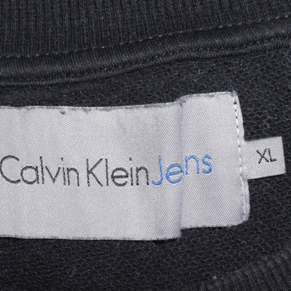 Mens UK Size XL Calvin Klein Jeans Black Pullover Sweatshirt