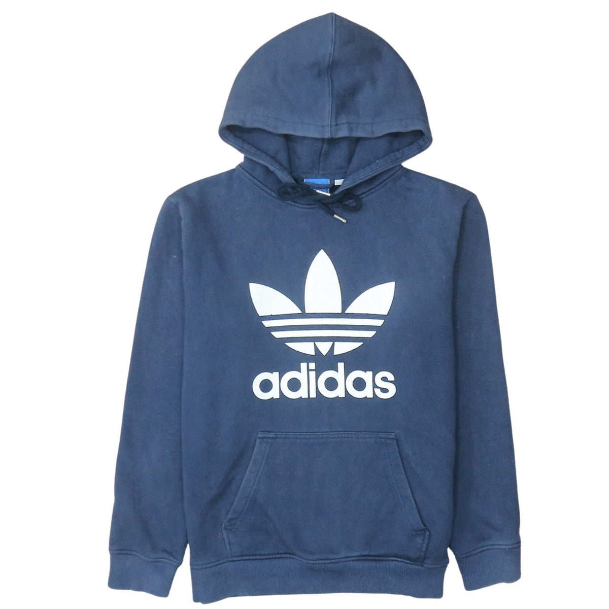 Mens UK Size M adidas Blue Pullover Hoodie