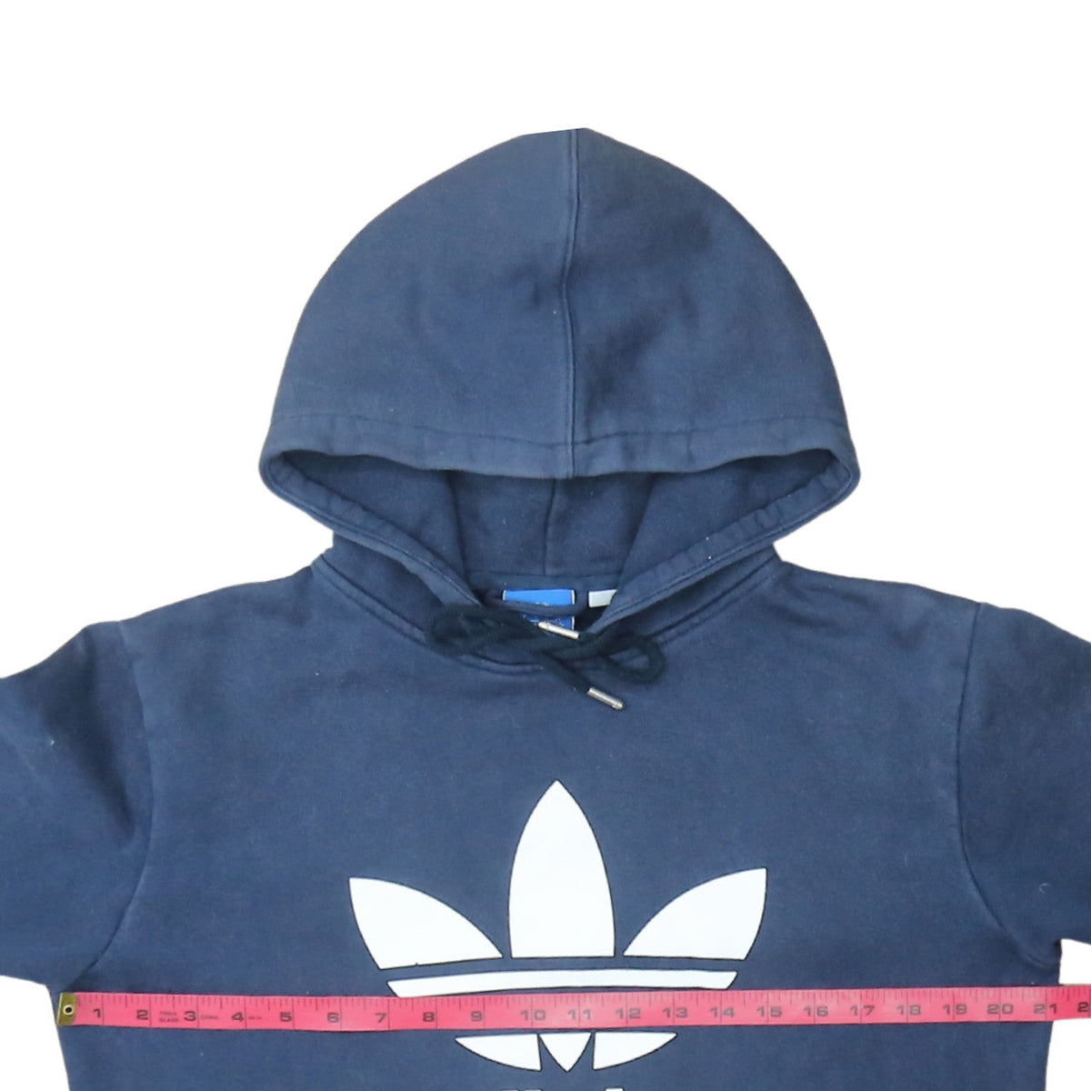 Mens UK Size M adidas Blue Pullover Hoodie