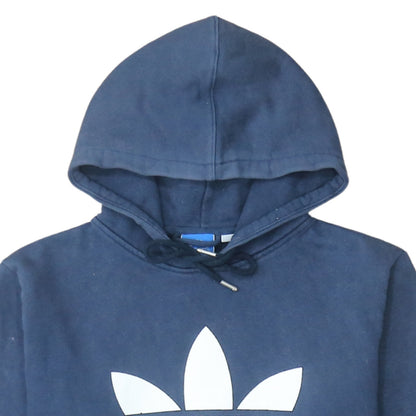 Mens UK Size M adidas Blue Pullover Hoodie